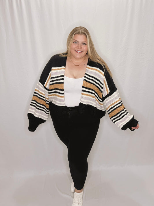 Bonfire Nights Cardigan, Black