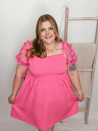 Fearless Dress, Hot Pink