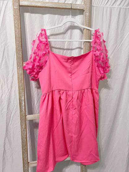 Fearless Dress, Hot Pink