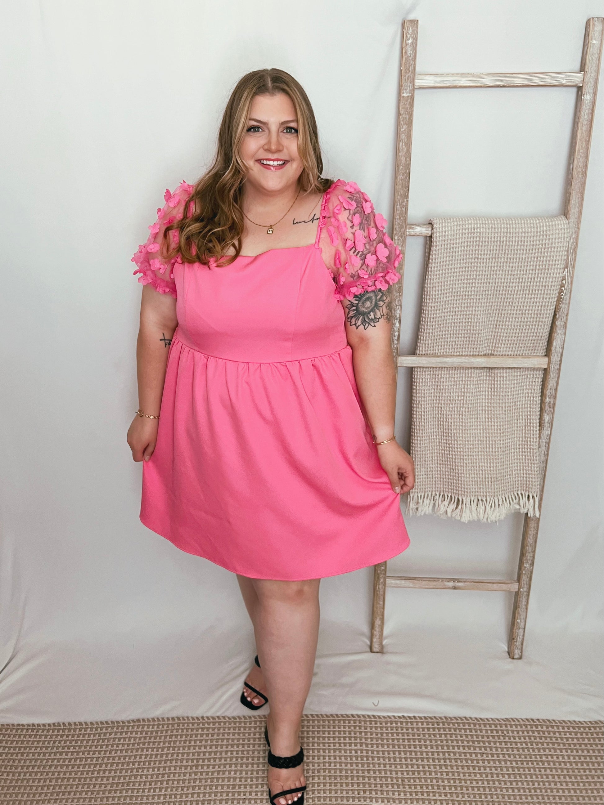Fearless Dress, Hot Pink – Peach & Lavender Boutique